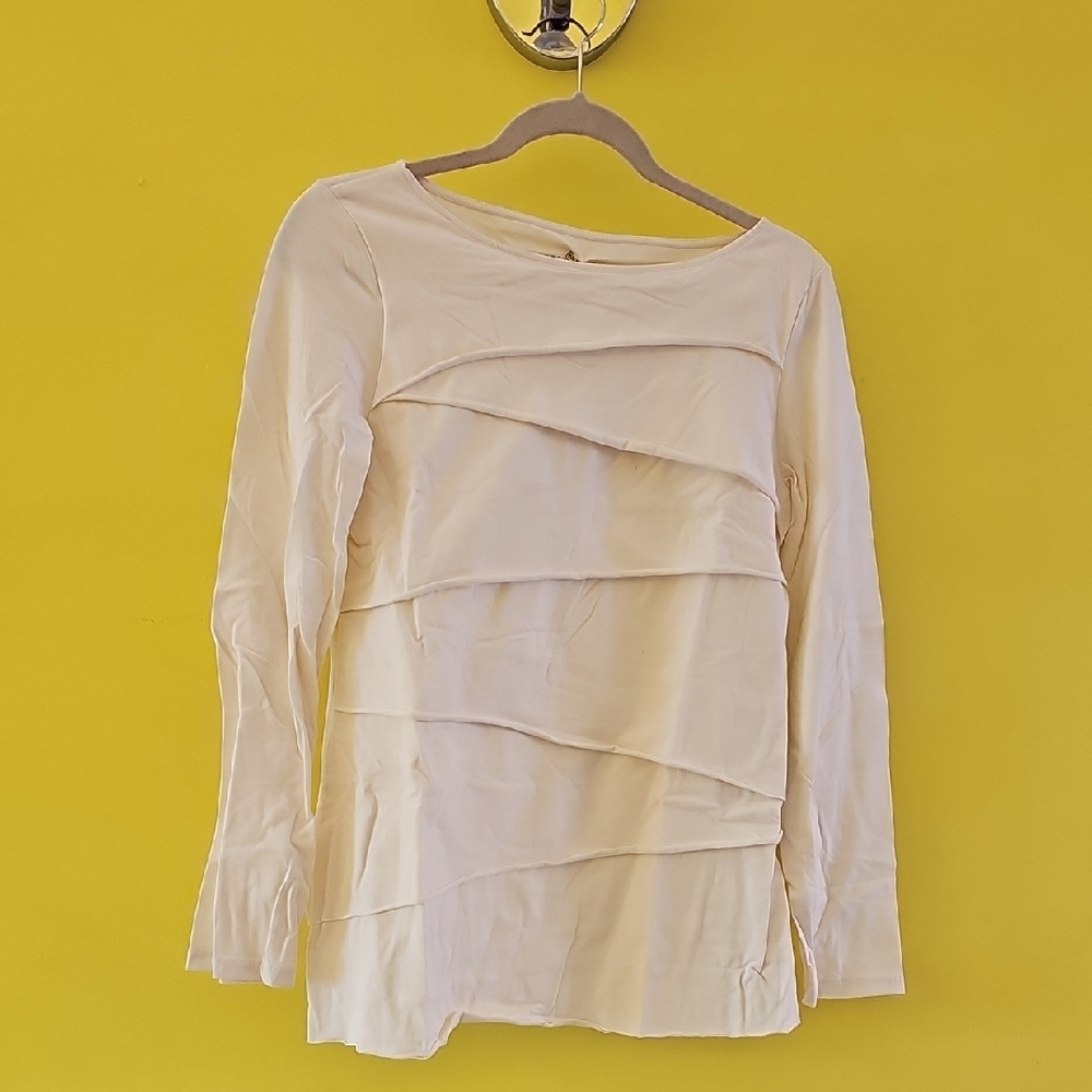 Elegant Cream Women's Top